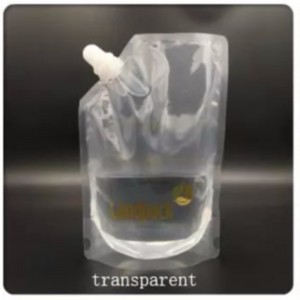 Συσκευασία υγρού ποτού προσαρμοσμένη σε συσκευασία sputed Bag / Lamien Maiterian Spout Pouch For Beverage or Detergent