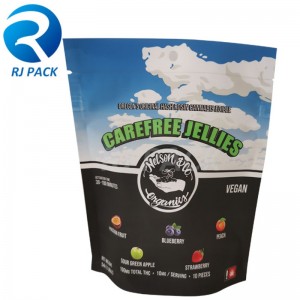 100% ανακυκλώσιμη σηκώνεται θήκη με ανθεκτική στην παιδική κλειδαριά φερμουάρ